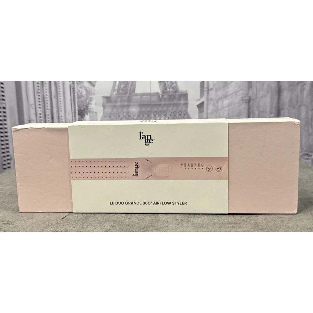 L'ange Le Duo 360 Airflow Styler Curl Straighten Wave - Blush Pink